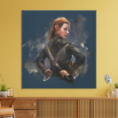 TAURIEL™-schets Canvas Afdruk (Insitu (Woonkamer))