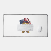 Taurillon Patriotique Avec Drapeau Vector Design_1 (Clavier et souris)