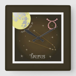 Taurus 21 april tot 20 mei Uhr Vierkante Klok