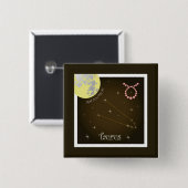 Taurus 21 april tot en met 20 mei Button (Voorkant /achterkant)