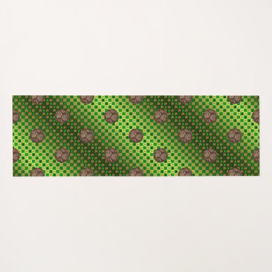 Taurus & Aarde Draak Yogamat (Achterkant (horizontaal))