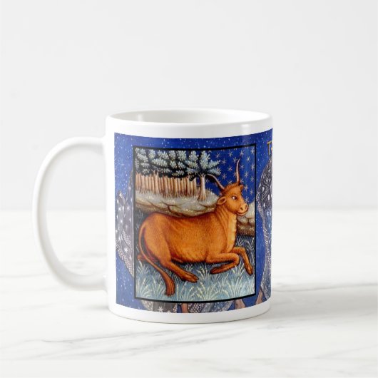 Taurus Ancient Zodiac Sign Astrology Coffee Cup Koffiemok (Links)