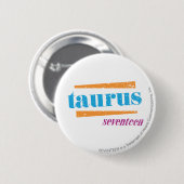 Taurus Aqua Ronde Button 5,7 Cm (Voorkant /achterkant)