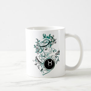 Taurus Art Deco Lady Koffiemok