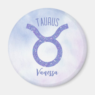  Taurus Astrologie Sign Speciaal Paars Magneet
