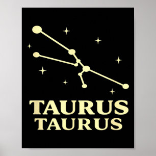 Taurus astrologie sterrenbeeld sterrenbeeld dieren poster