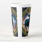 Taurus astrologie teken latte mok (Voorkant)