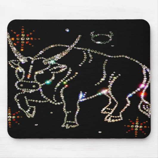 Taurus Astrology Mousepad Muismat (Voorkant)