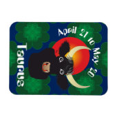 Taurus avril 21 to May 20 Premium Flexi Magnet (Horizontal)
