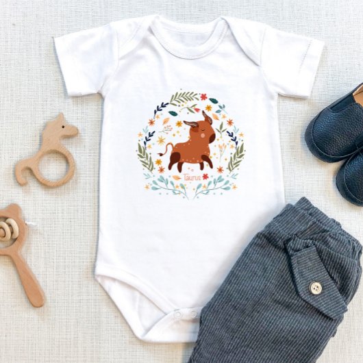 Taurus Baby - Schattig & Koppig - Zodiac Kleding Romper