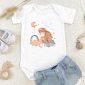 Taurus Baby: Tiny Bull's Celestial Personalized Romper
