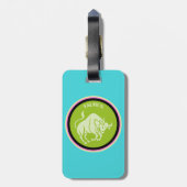 Taurus Bagagelabel (Achterkant verticaal)