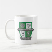 Taurus Birthday Crest™ for April 20-30 Mug (Gauche)