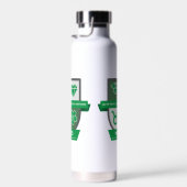 Taurus Birthday Crest™ for May 1-20 Waterfles (Rechts)