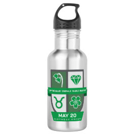 Taurus Birthday Crest™ for May 1-20 Waterfles