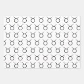 Taurus Birthday Inpakpapier Vel (Voorkant 3)