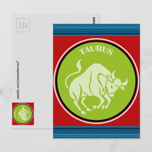 Taurus Briefkaart (Voorkant / Achterkant)