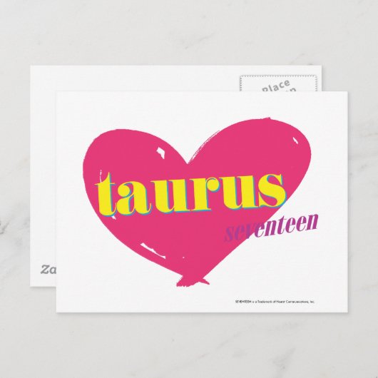 Taurus Briefkaart (Voorkant / Achterkant)