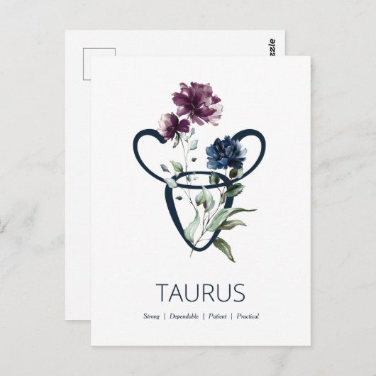 Taurus Briefkaart (Voorkant / Achterkant)
