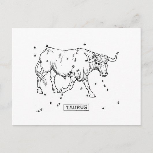 Taurus Briefkaart (Voorkant)