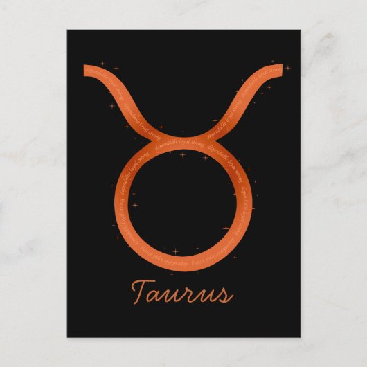 Taurus Briefkaart (Voorkant)