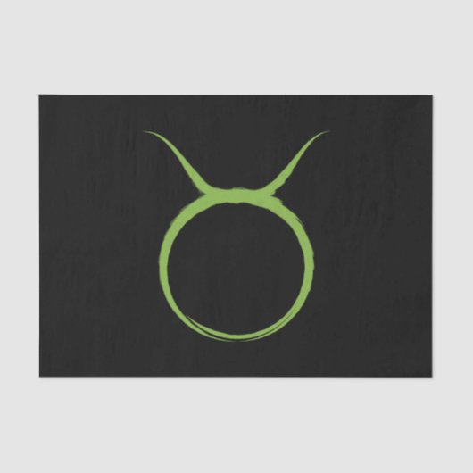 TAURUS Bull April May Astrology Zodiaparty Tissuepapier (Voorkant)