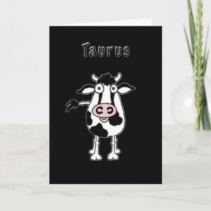 Taurus Bull Birthday-kaart Kaart