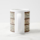 TAURUS - BULL - CAFÉ/SOUPE/JUMBO MUG - TEXTE (Dos)