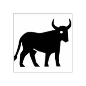 taurus bull kunststempel rubberstempel (Afrduk)