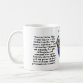 Taurus Café Mug pour les amateurs de Zodiac (Gauche)