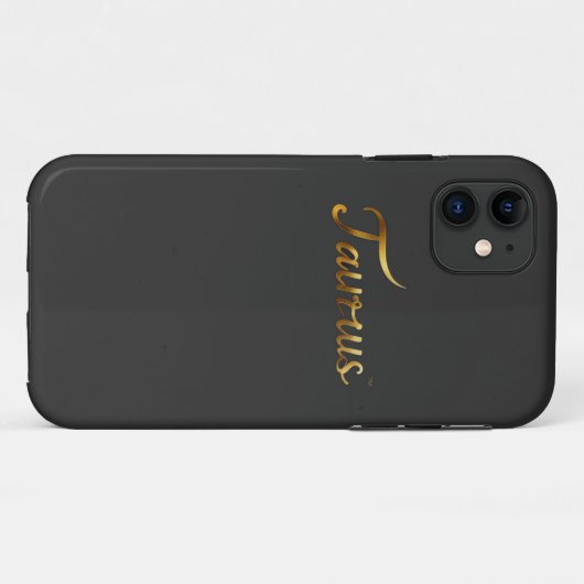 Taurus Case-Mate iPhone Case (Achterkant (horizontaal))