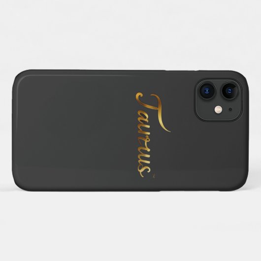 Taurus Case-Mate iPhone Case (Achterkant (horizontaal))