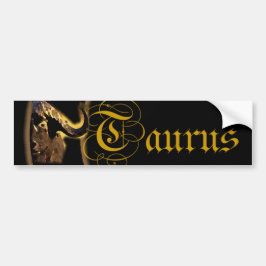 Taurus Celestrial Moon Bumpersticker