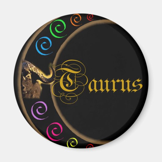 Taurus Celestrial Moon Magneet (Voorkant)