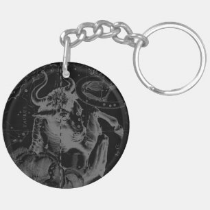 Taurus-constellatie door Hevelius Sleutelhanger