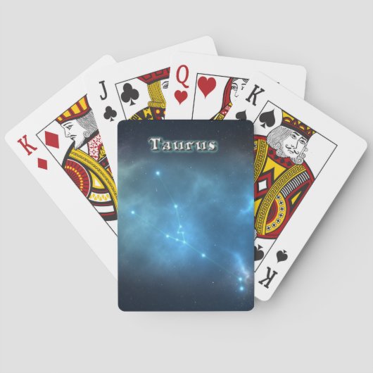 Taurus-constellatie Pokerkaarten (Achterkant)
