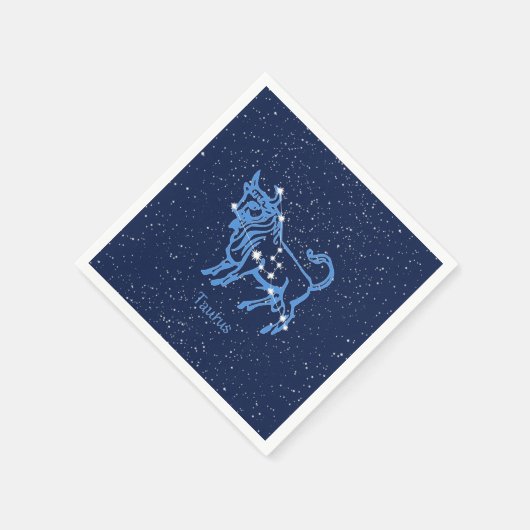 Taurus Constellation and Zodiac Sign with Stars Servet (Hoek)
