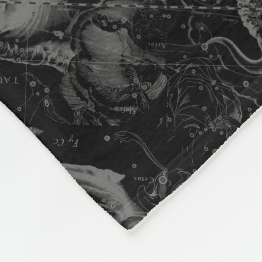 Taurus Constellation Hevelius 1690 Decor Fleece Deken (Hoek)