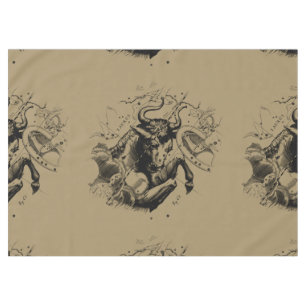 Taurus Constellation Hevelius 1690 Engraving Tafelkleed