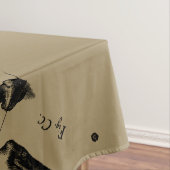 Taurus Constellation Hevelius 1690 Engraving Tafelkleed (Voorbeeld)