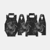 Taurus Constellation Hevelius 1690 op Black Bedankdoosjes (Uitgevouwen)