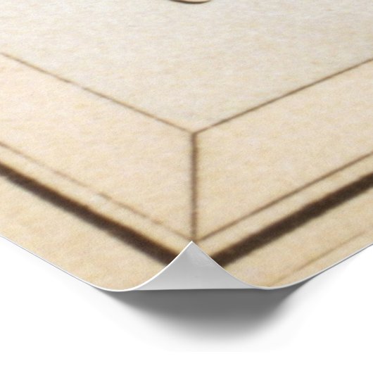 Taurus Constellation Map (1825) Poster (Hoek)