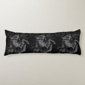 Taurus Constellation Map Hevelius 1690 op zwart Lichaamskussen (Voorkant)