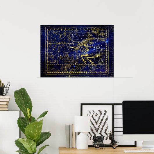 taurus constellation poster (Thuiskantoor)