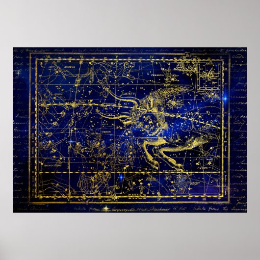 taurus constellation poster (Voorkant)