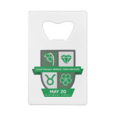 Taurus Crest™ d'anniversaire pour le 1er-20 mai (Dos)