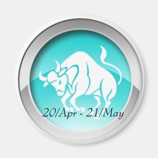 Taurus Dates Magneet (Voorkant)