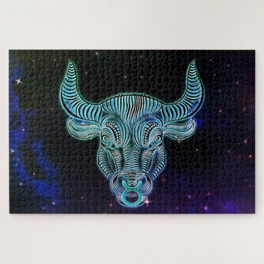 taurus de bull zodiale puzzel legpuzzel (Horizontaal)