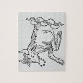 Taurus (de stier) een illustratie uit het 'Poëtisc Legpuzzel (Verticaal)
