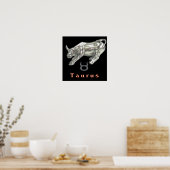Taurus de stier poster (Keuken)